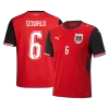 SEIWALD#6 Austria Home Soccer Jersey World Cup 2026 Red - gojersey