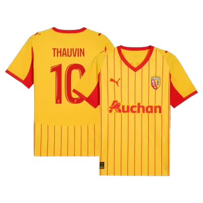 RC Lens THAUVIN #10 Home Soccer Jersey 2025/26 - gojersey