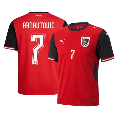 ARNAUTOVIC#7 Austria Home Soccer Jersey World Cup 2026 Red - gojersey