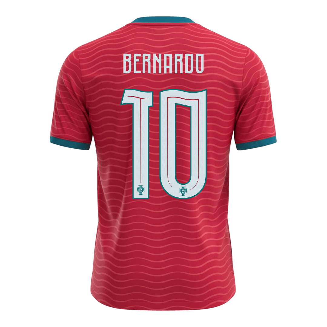BERNARDO#10 Portugal Home Soccer Jersey World Cup 2026 Red - gojersey