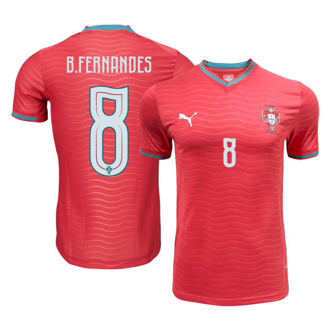 Portugal B.FERNANDES #8 Home Soccer Jersey Authentic 2026 - gojersey