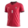 B.FERNANDES#8 Portugal Home Soccer Jersey World Cup 2026 Red - gojersey