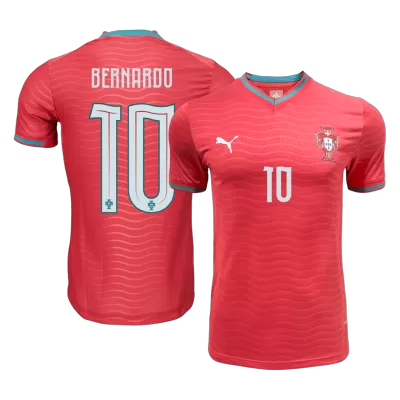 Portugal BERNARDO #10 Home Soccer Jersey Authentic 2026 - gojersey
