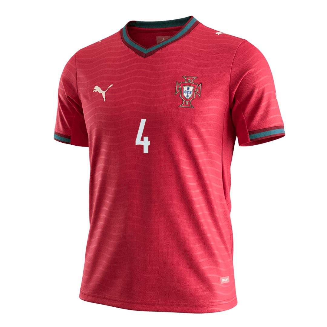 RÚBEN DIAS#4 Portugal Home Soccer Jersey World Cup 2026 Red - gojersey
