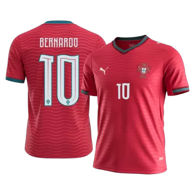 BERNARDO#10 Portugal Home Soccer Jersey World Cup 2026 Red - gojersey
