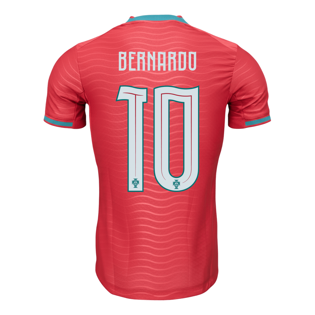Portugal BERNARDO #10 Home Soccer Jersey Authentic 2026 - gojersey