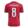 B.FERNANDES#8 Portugal Home Soccer Jersey World Cup 2026 Red - gojersey