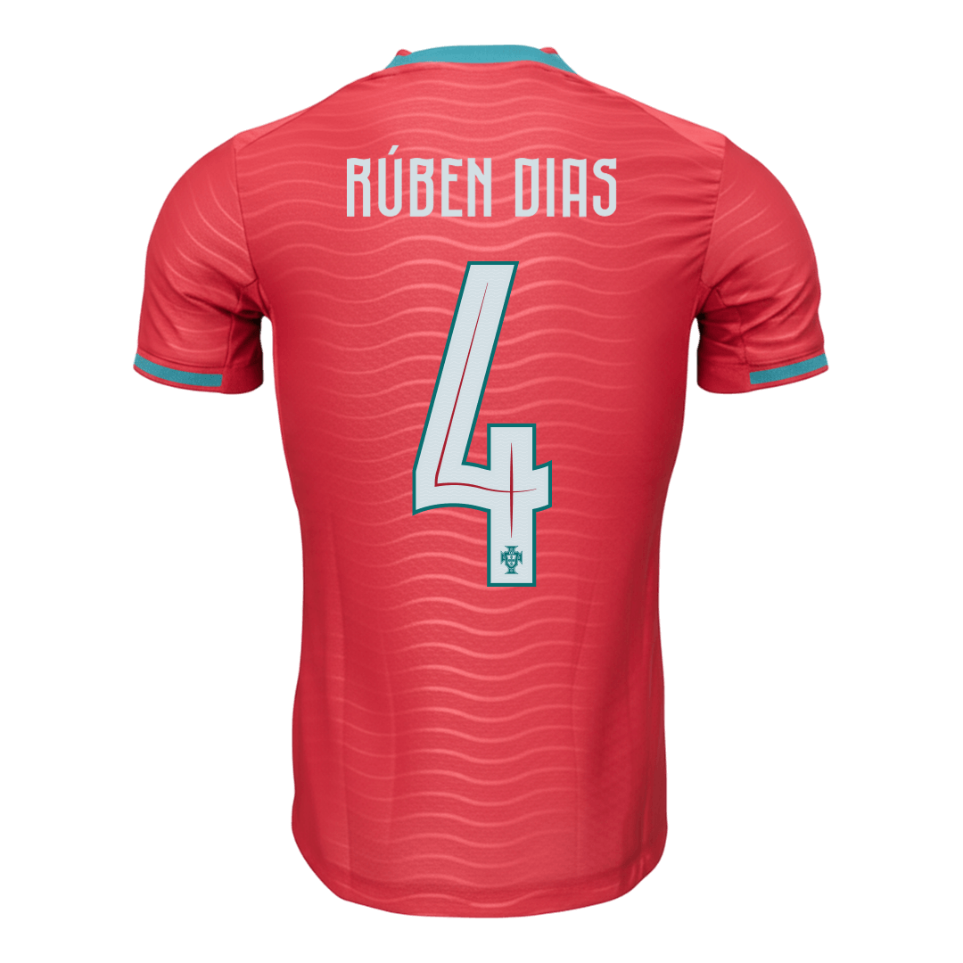 Portugal RÚBEN DIAS #4 Home Soccer Jersey Authentic 2026 - gojersey