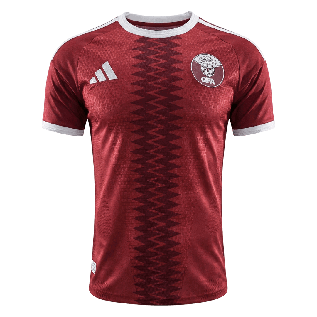 Qatar Home Soccer Jersey Authentic 2026 - gojersey