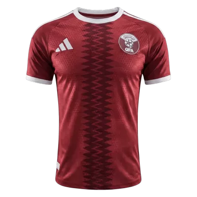 Qatar Home Soccer Jersey Authentic 2026 - gojersey