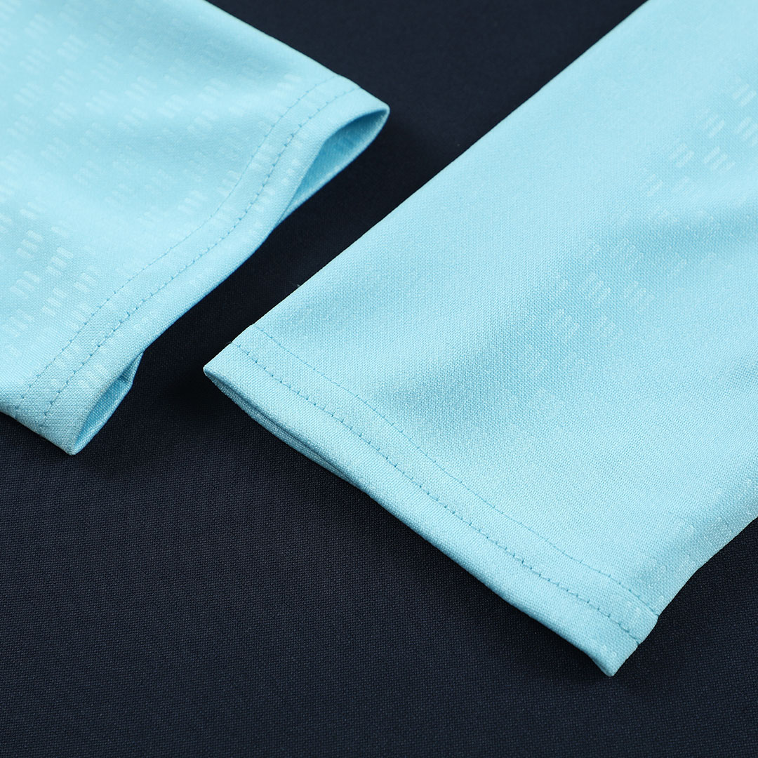 Kid's Argentina Zipper Sweatshirt Kit(Top+Pants) 2026 Navy - gojersey