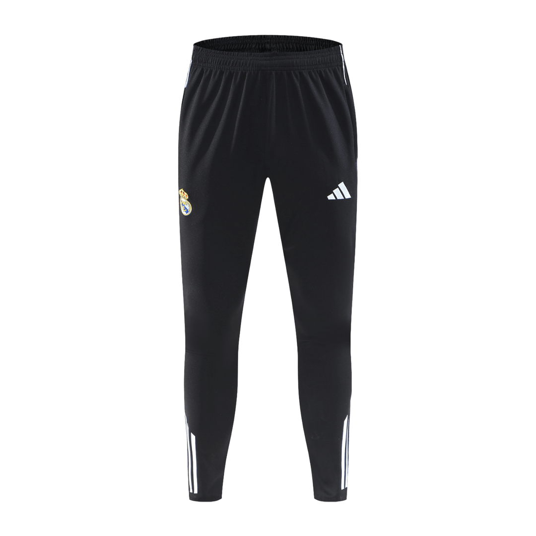Real Madrid Sweatshirt Kit 2025/26 - Black (Top+Pants) - gojersey