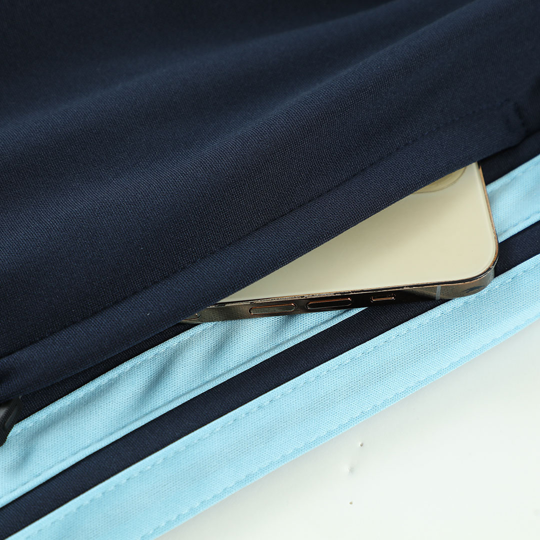 Kid's Argentina Zipper Sweatshirt Kit(Top+Pants) 2026 Navy - gojersey