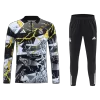 Real Madrid Sweatshirt Kit 2025/26 - Black (Top+Pants) - gojersey