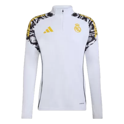 Real Madrid Sweatshirt Kit 2025/26 - White (Top+Pants) - gojersey
