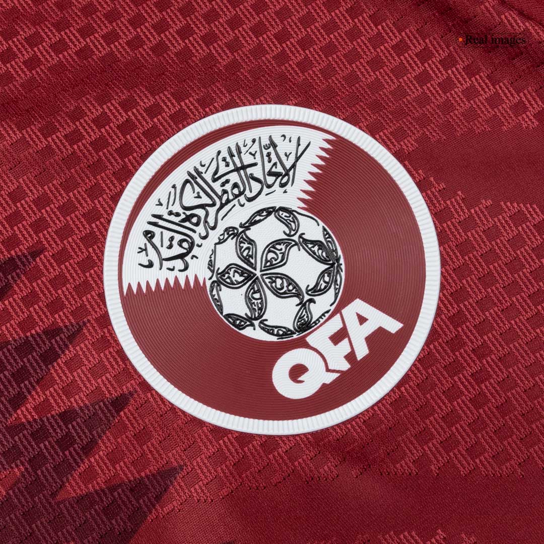 Qatar Home Soccer Jersey Authentic 2026 - gojersey