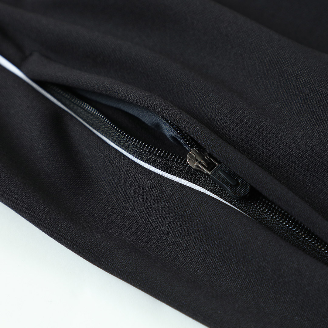 Kid's Real Madrid x MARVEL Zipper Sweatshirt Kit(Top+Pants) 25/26 Black - gojersey