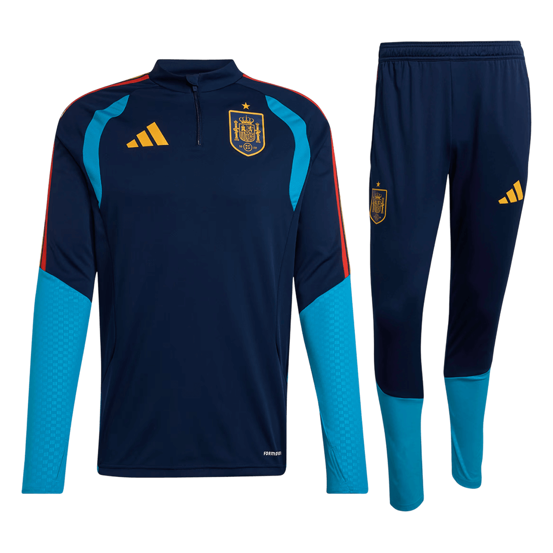Spain Sweatshirt Kit 2026 - Navy (Top+Pants) - gojersey