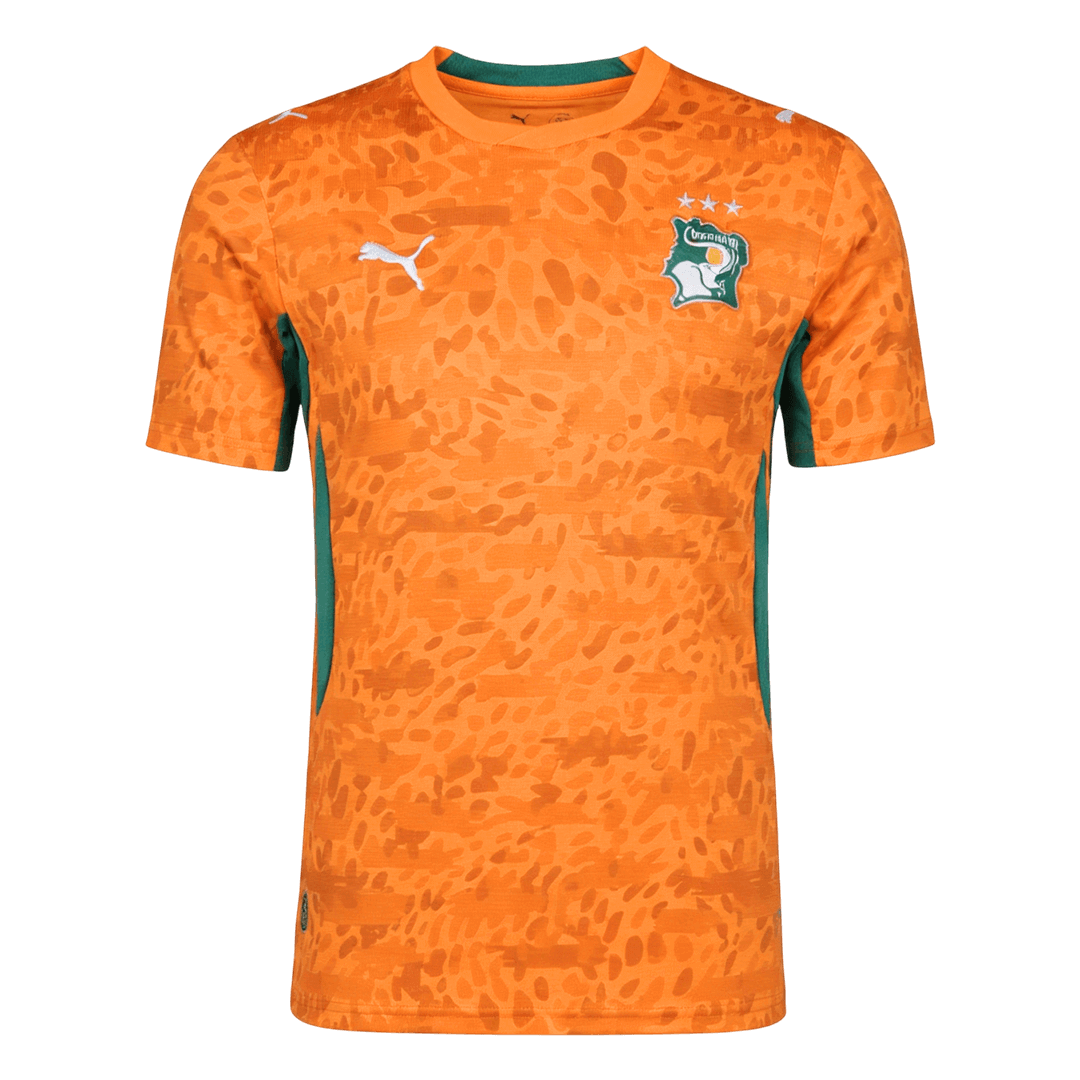 Côte d'Ivoire Home Soccer Jersey World Cup 2026 Orange - gojersey