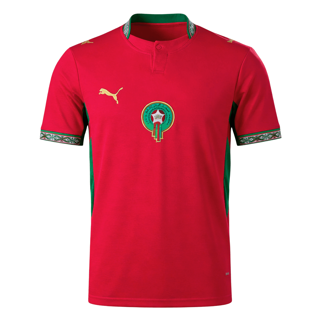 Morocco Home Soccer Jersey World Cup 2026 Red - gojersey