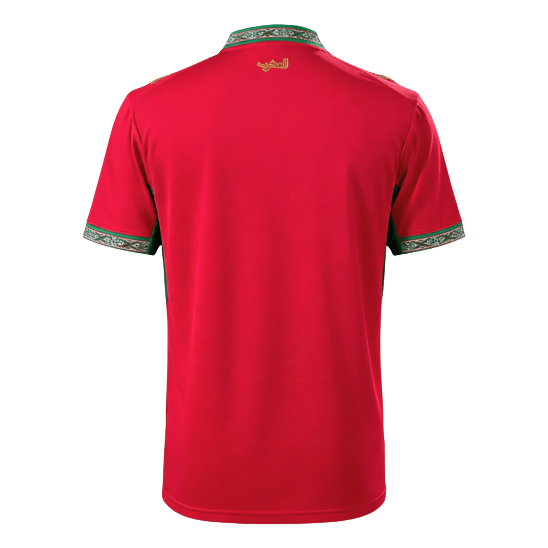 Morocco Home Soccer Jersey World Cup 2026 Red - gojersey
