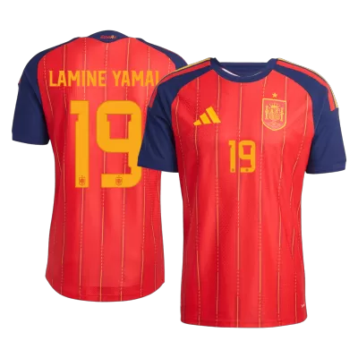 Spain LAMINE YAMAL #19 Home Soccer Jersey Authentic 2026 - gojersey