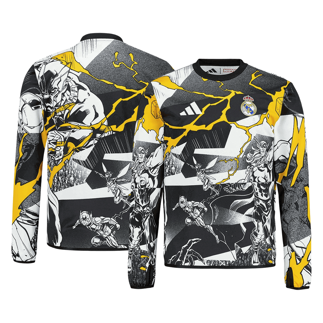 Real Madrid Long Sleeve Soccer Jersey 2025/26 - gojersey