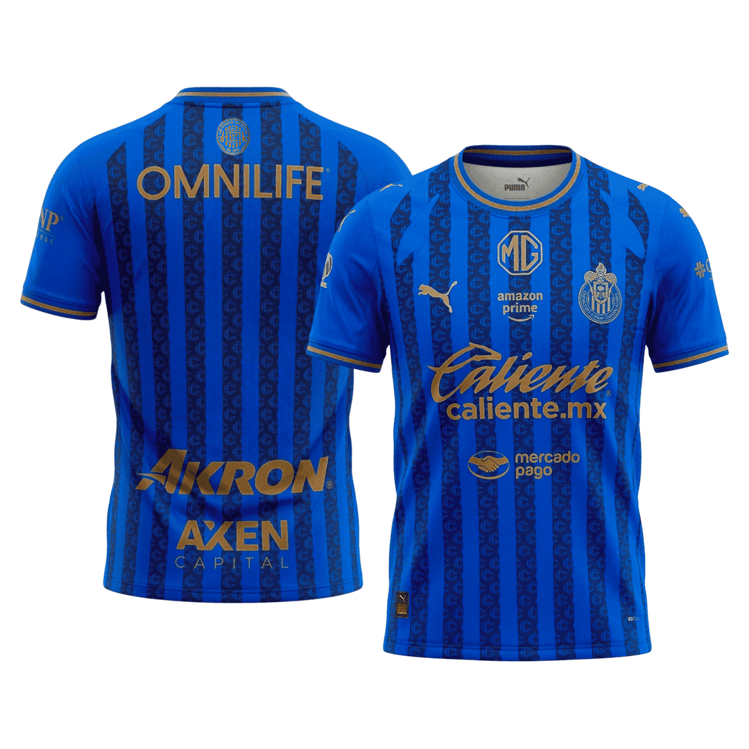 Player Version R Chivas Third Soccer Jersey 25/26 Blue - gojersey
