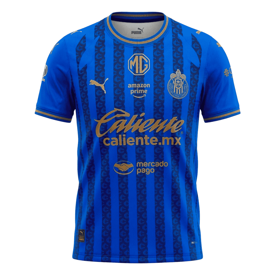 Player Version R Chivas Third Soccer Jersey 25/26 Blue - gojersey