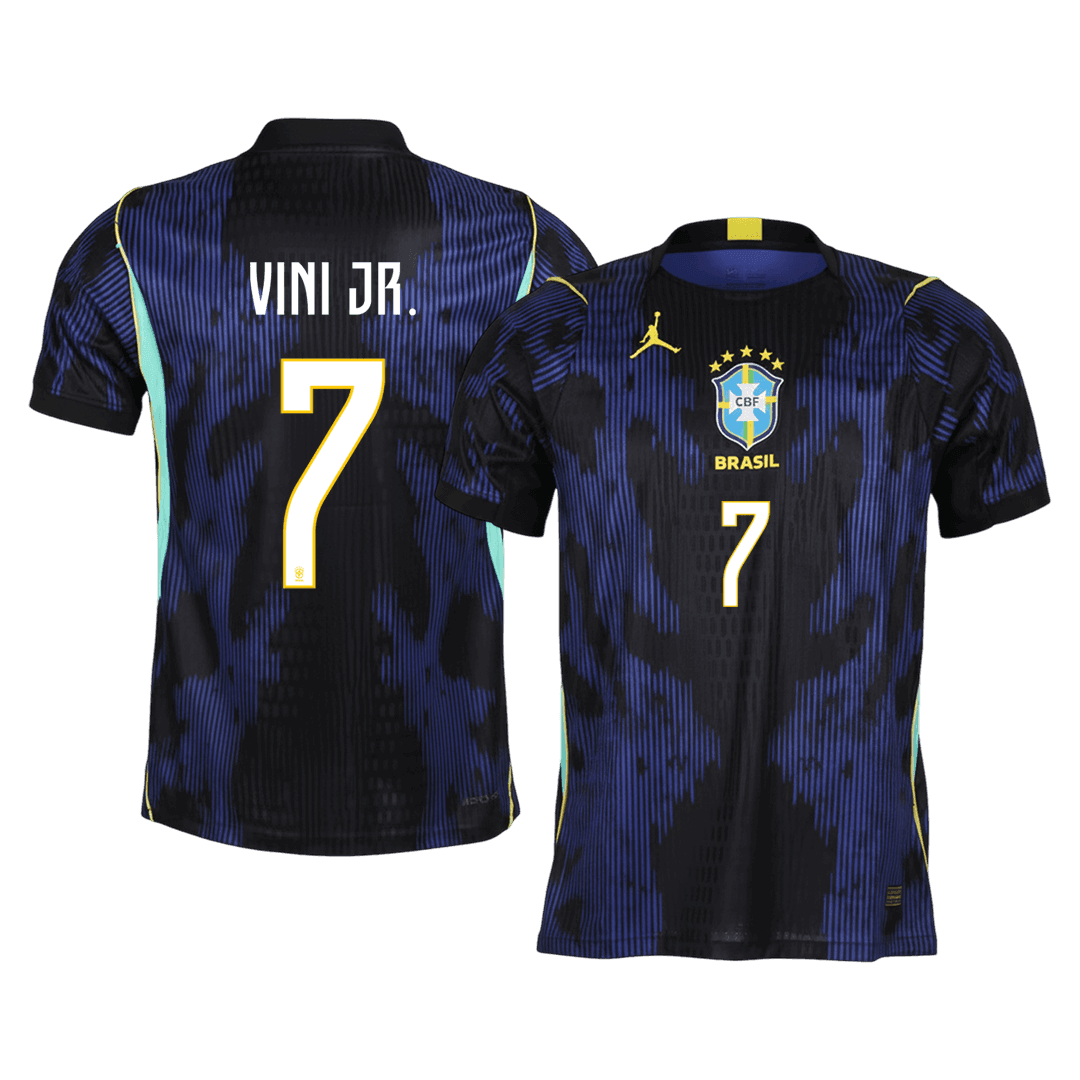 Brazil VINI JR. #7 Away Soccer Jersey Authentic 2026 - gojersey