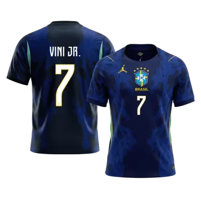 VINI JR. #7 Brazil Away Soccer Jersey World Cup 2026 Navy - gojersey