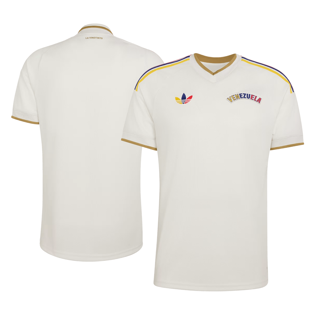 Venezuela Away Soccer Jersey World Cup 2026 White - gojersey