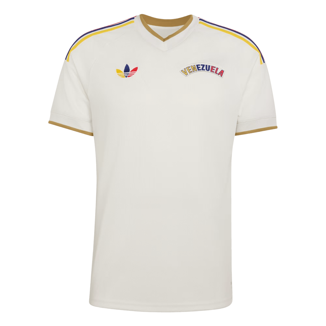 Venezuela Away Soccer Jersey World Cup 2026 White - gojersey