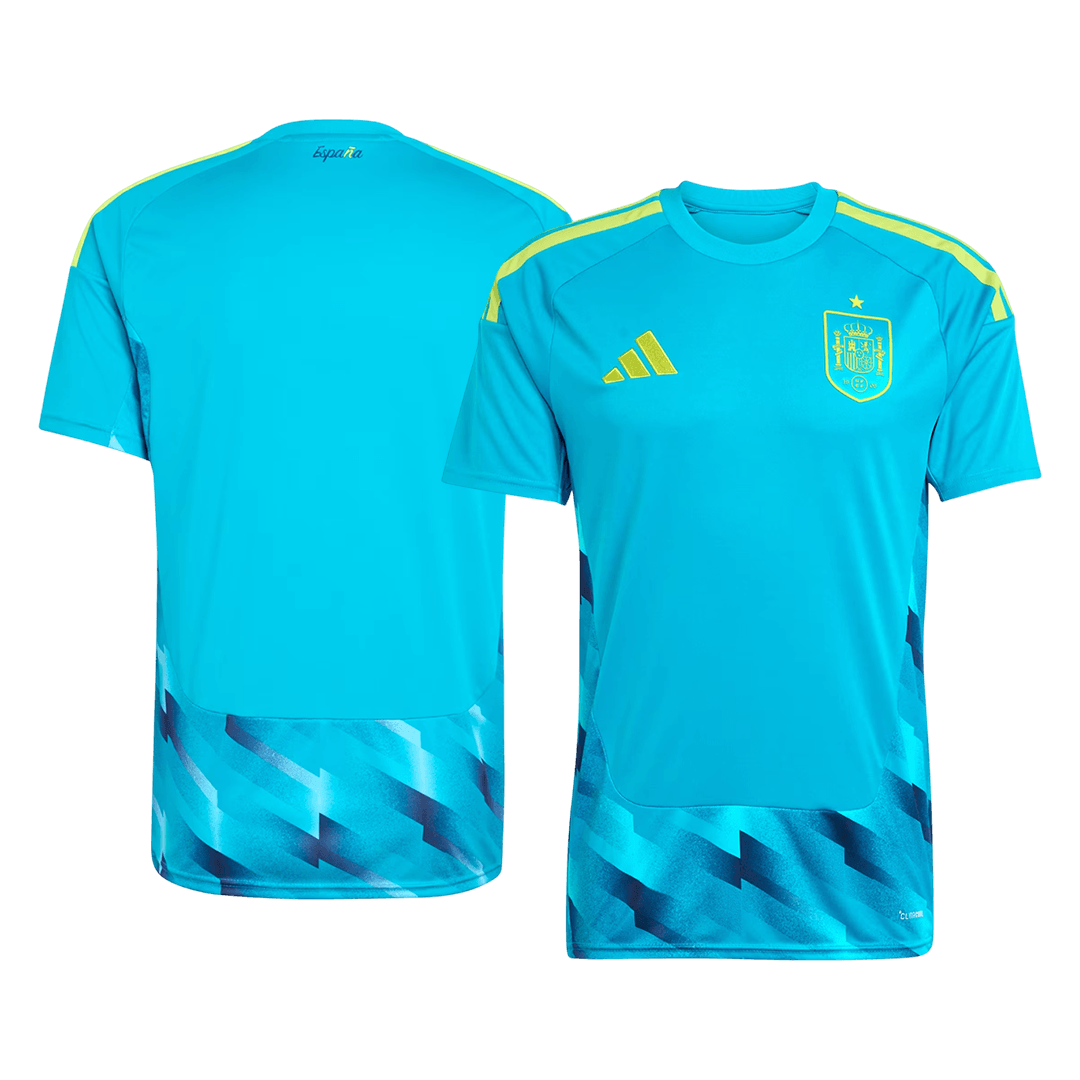 Spain Goalkeeper Soccer Jersey World Cup 2026 Blue - gojersey