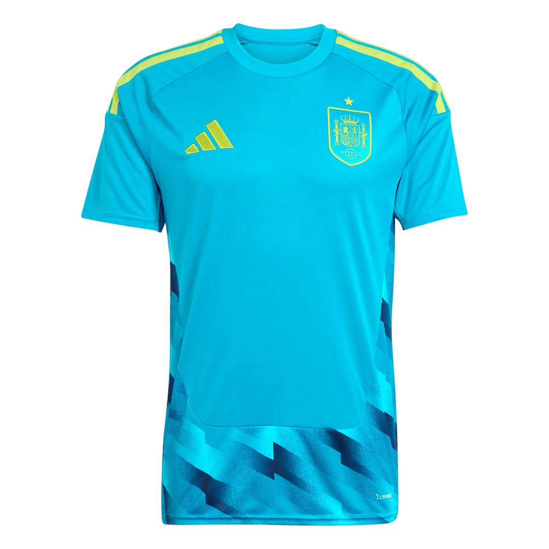 Spain Goalkeeper Soccer Jersey World Cup 2026 Blue - gojersey