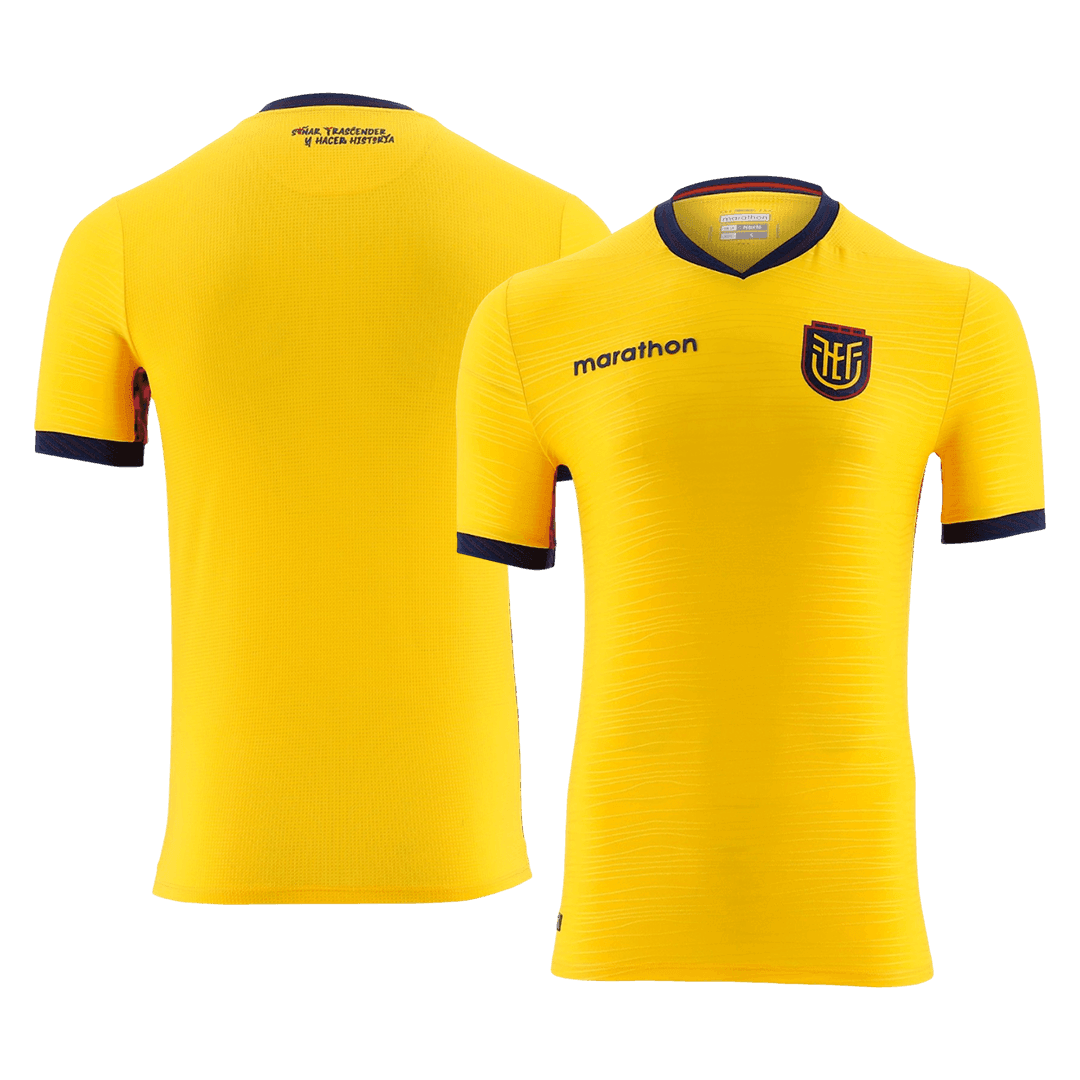 Ecuador Home Soccer Jersey World Cup 2026 Yellow - gojersey