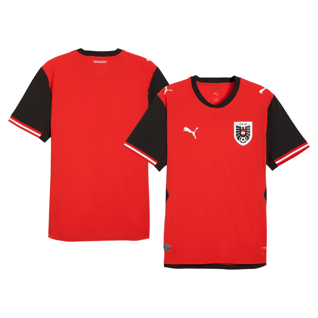 Austria Home Soccer Jersey Authentic 2026 - gojersey