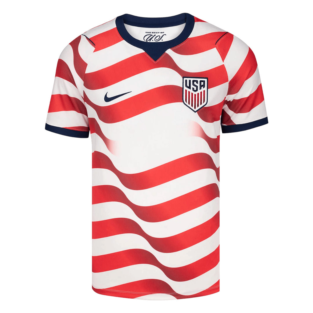 USA Home Soccer Jersey World Cup 2026 Red&White - gojersey