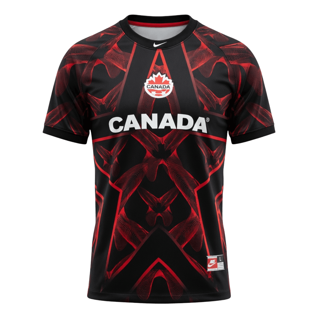 Canada Goalkeeper Soccer Jersey World Cup 2026 Red&Black - gojersey