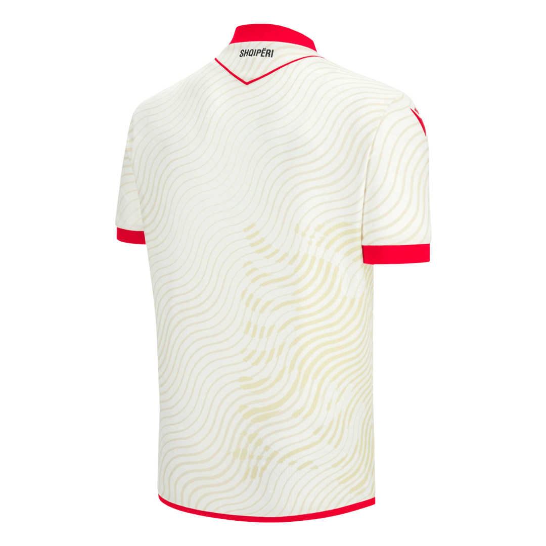 Albania Away Soccer Jersey World Cup 2026 White - gojersey