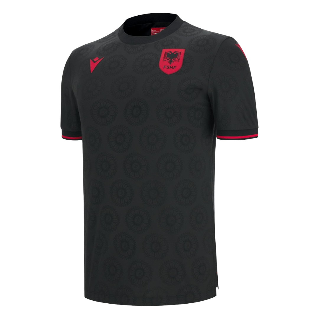 Albania Third Soccer Jersey World Cup 2026 Black - gojersey