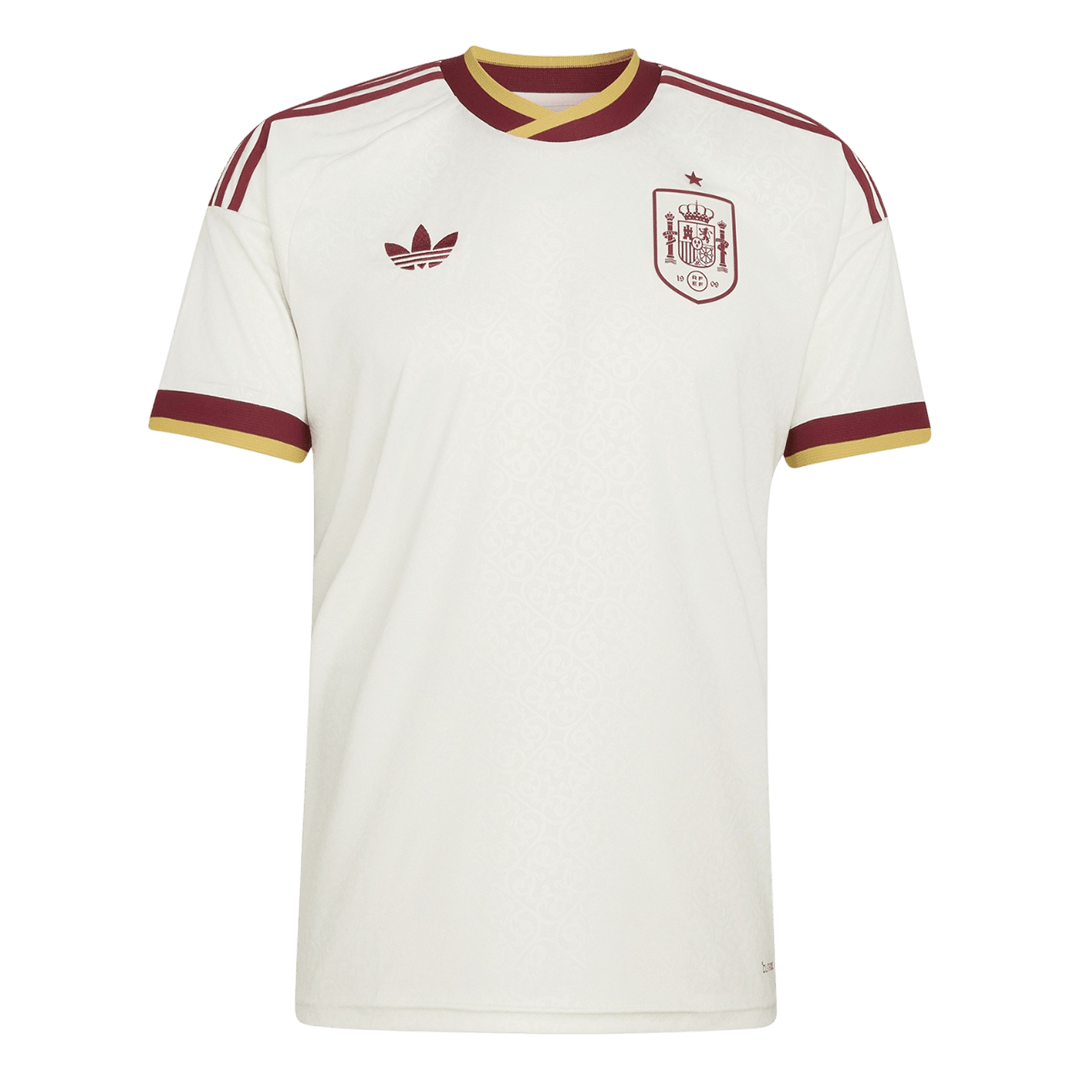 Spain Away Soccer Jersey World Cup 2026 White - gojersey