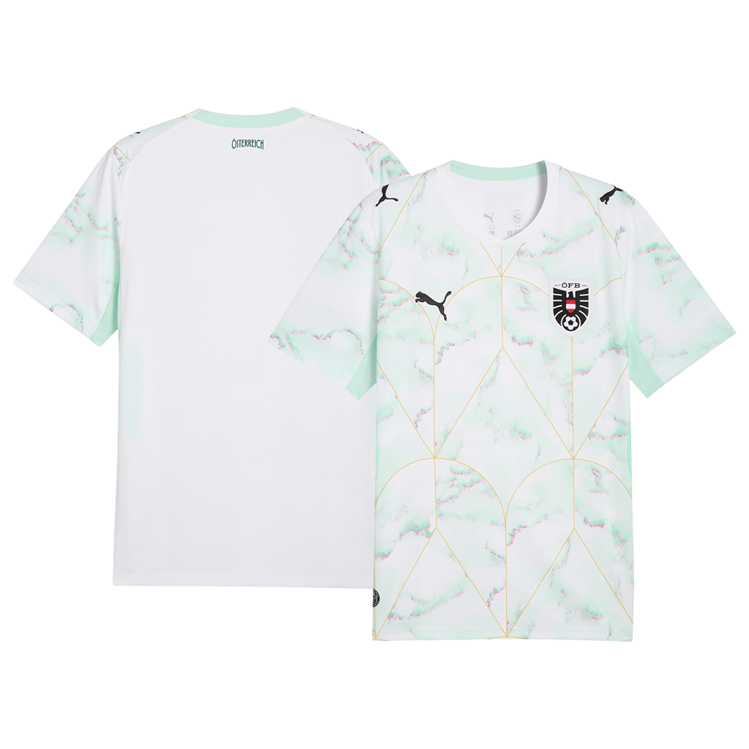 Austria Away Soccer Jersey World Cup 2026 Blue - gojersey