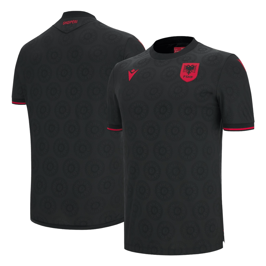 Albania Third Soccer Jersey World Cup 2026 Black - gojersey