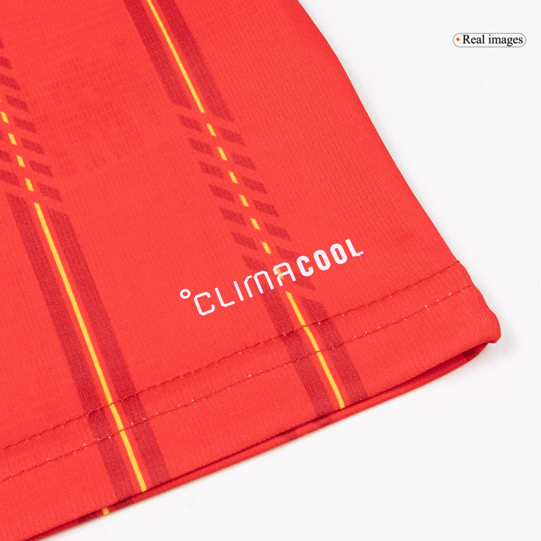 Kid's Spain Home Soccer Jersey Kit(Jersey+Shorts) World Cup 2026 Red - gojersey