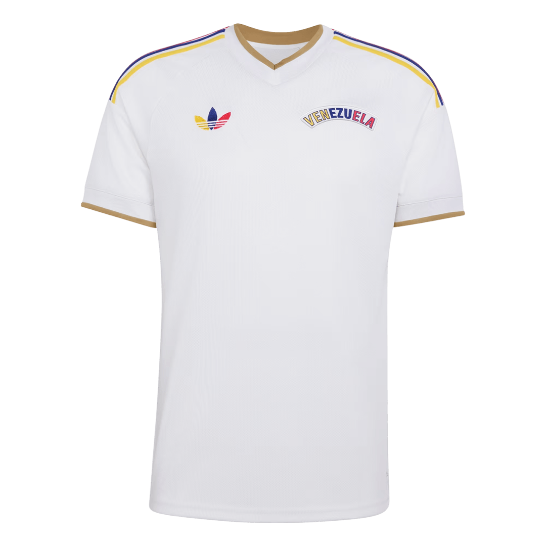 Venezuela Away Soccer Jersey World Cup 2026 White - gojersey