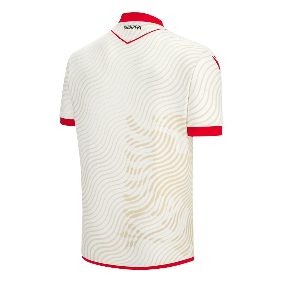 Albania Away Soccer Jersey World Cup 2026 White - gojersey