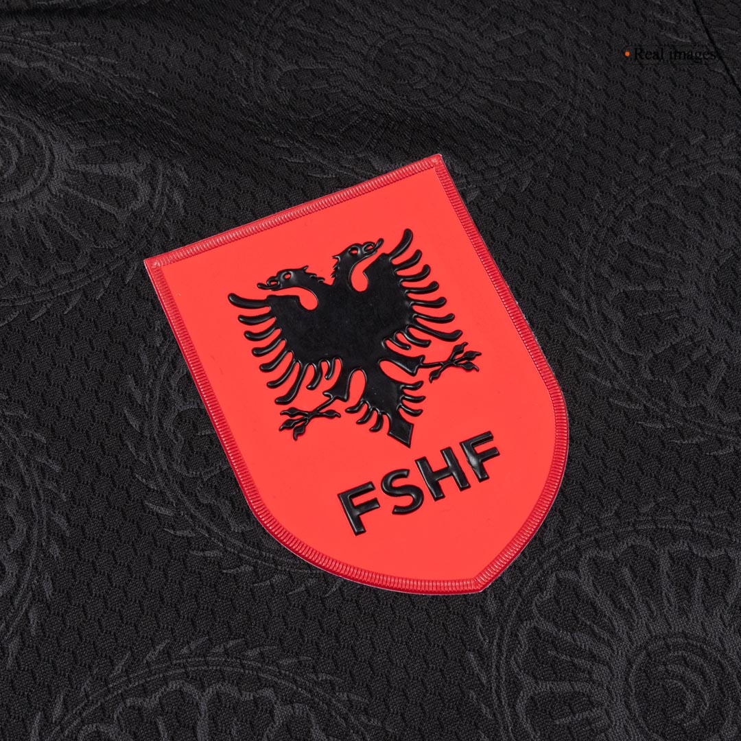 Albania Third Soccer Jersey World Cup 2026 Black - gojersey