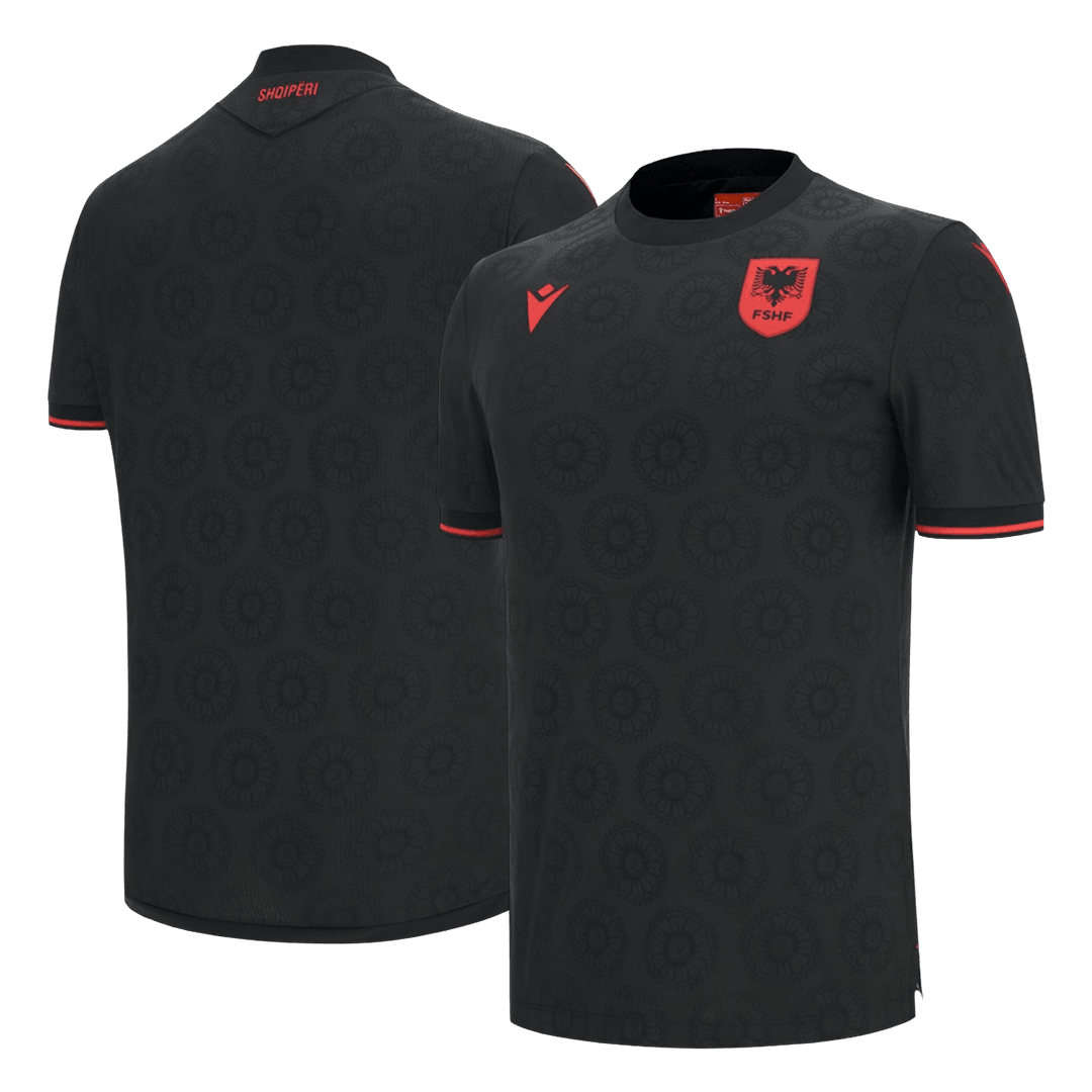 Albania Third Soccer Jersey World Cup 2026 Black - gojersey