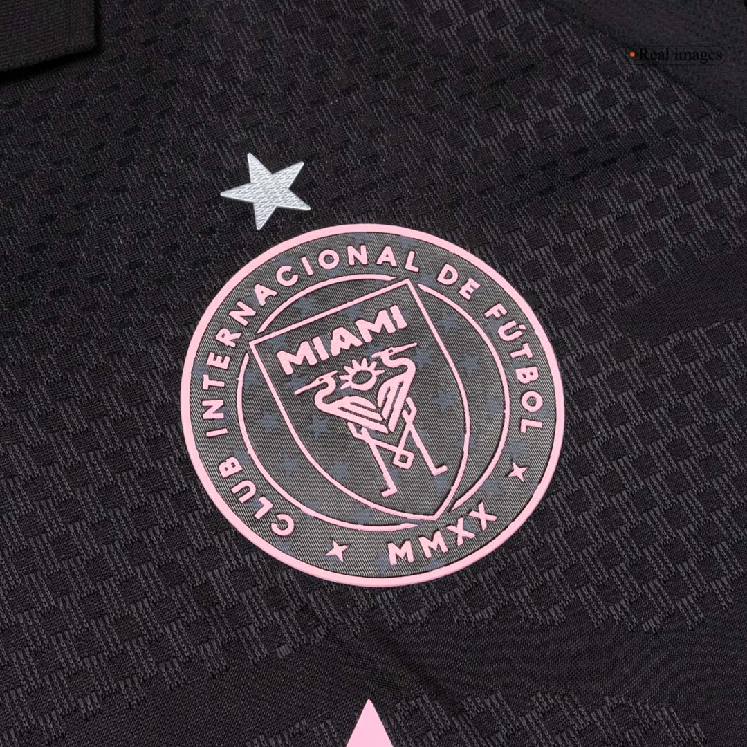 Player Version Inter Miami Away Soccer Jersey 2026 Black - gojersey